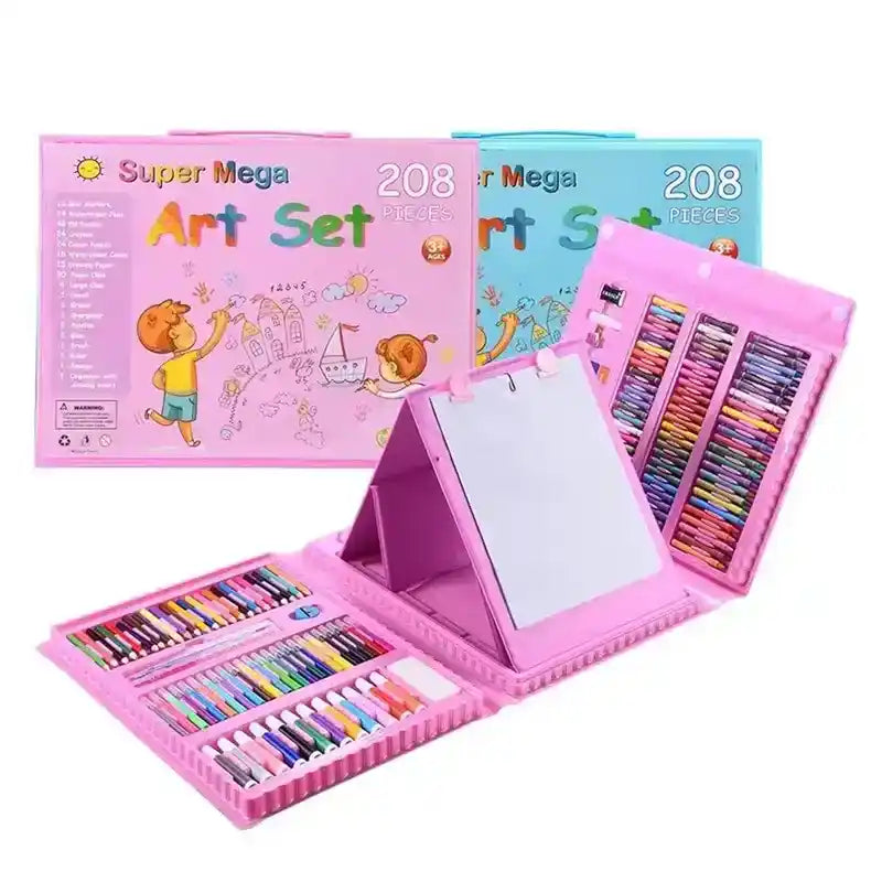 MEGA SET DE ARTE DE 208 PIEZAS